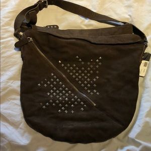 NWT liebeskind berlin brown suede bag